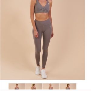 Grey/taupe gymshark leggings